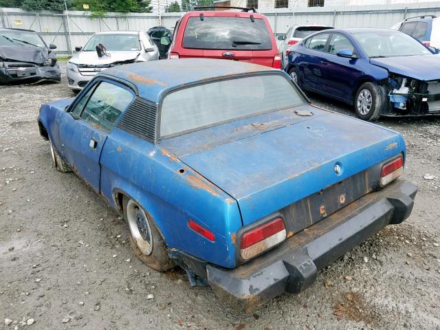 ACL0001850U - 1975 TRIUMPH CAR TR7 BLUE photo 3