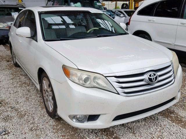 4T1BK3DB7BU377206 - 2011 TOYOTA AVALON BAS WHITE photo 1