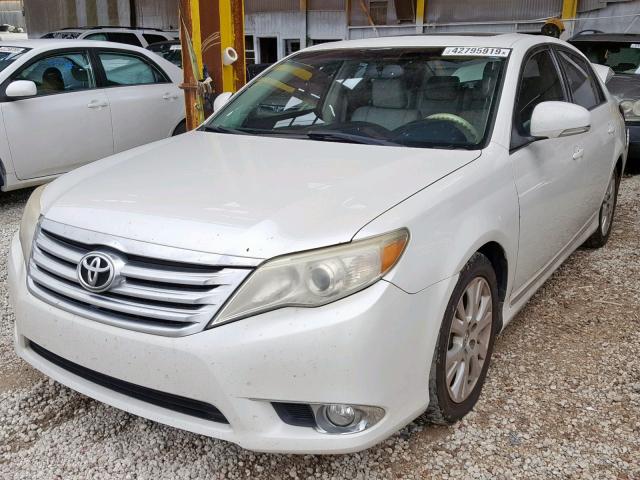 4T1BK3DB7BU377206 - 2011 TOYOTA AVALON BAS WHITE photo 2