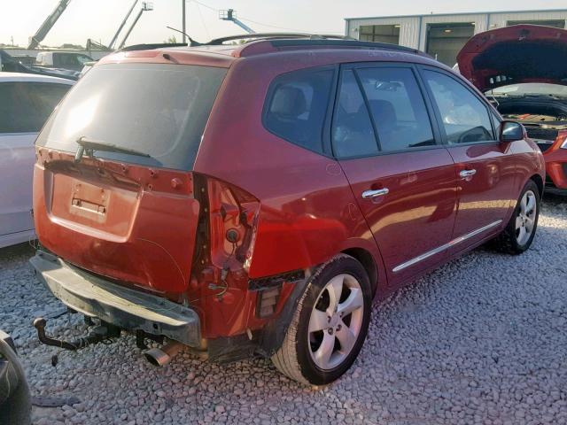 KNAFG526X77116700 - 2007 KIA RONDO LX RED photo 4