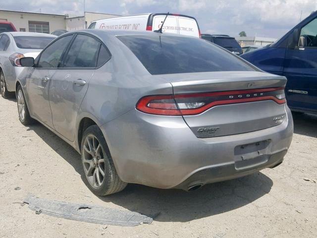 1C3CDFBB3ED902925 - 2014 DODGE DART SXT SILVER photo 3