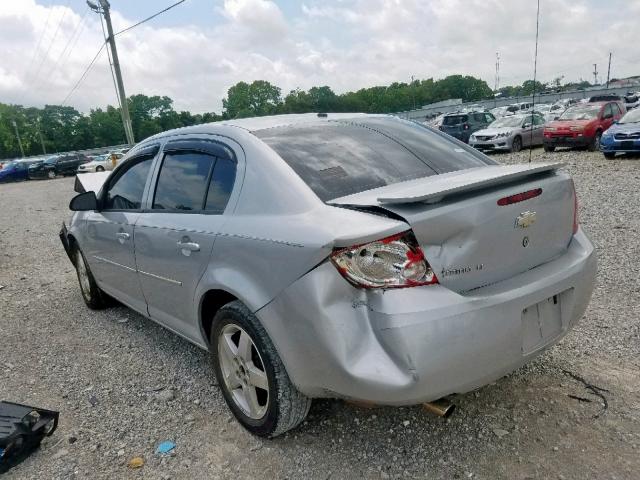 1G1AL55FX77390668 - 2007 CHEVROLET COBALT LT SILVER photo 3