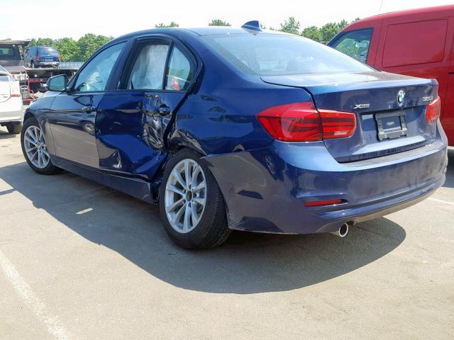 WBA8A3C50JA488478 - 2018 BMW 320 XI BLUE photo 3