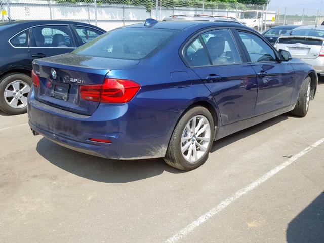 WBA8A3C50JA488478 - 2018 BMW 320 XI BLUE photo 4