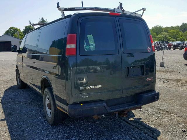 1GTHG39U731227965 - 2003 GMC SAVANA G35 BLACK photo 3