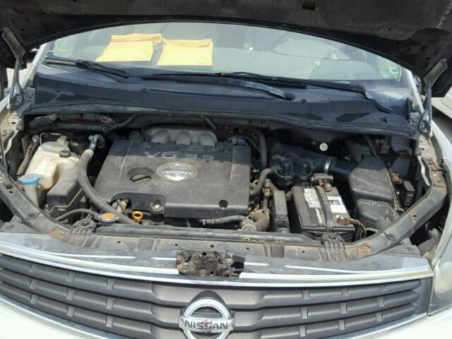 5N1BV28UX7N132074 - 2007 NISSAN QUEST S SILVER photo 7