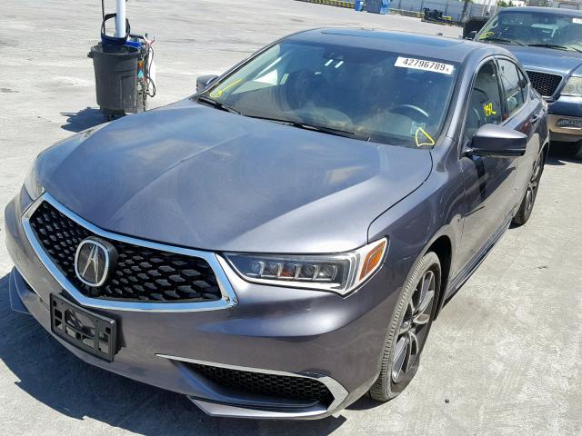 19UUB3F54JA000547 - 2018 ACURA TLX TECH GRAY photo 2