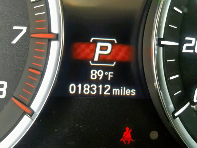 19UUB3F54JA000547 - 2018 ACURA TLX TECH GRAY photo 8