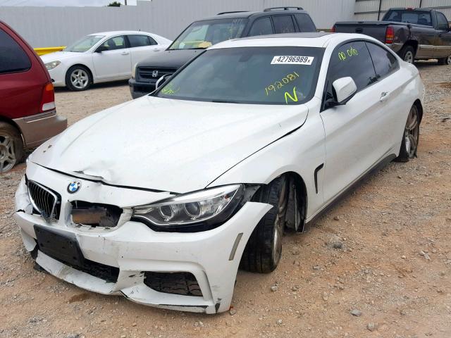 WBA3R1C56EK192081 - 2014 BMW 435 I WHITE photo 2