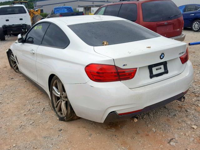 WBA3R1C56EK192081 - 2014 BMW 435 I WHITE photo 3