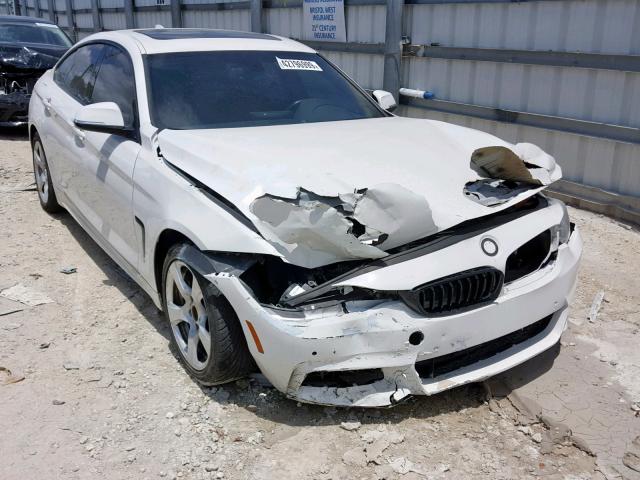 WBA4B1C55FG241073 - 2015 BMW 435 I WHITE photo 1