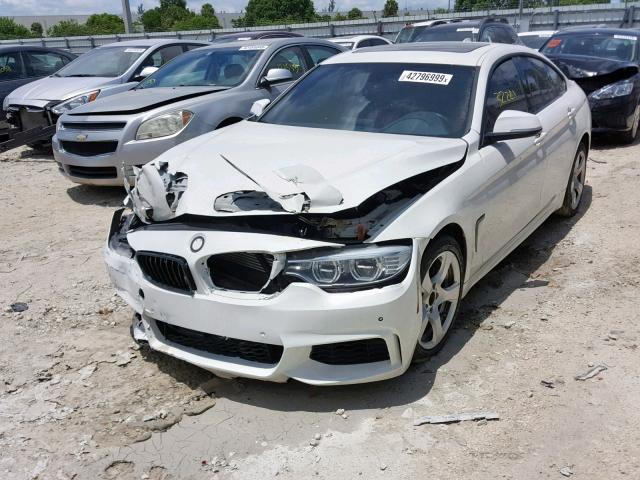 WBA4B1C55FG241073 - 2015 BMW 435 I WHITE photo 2