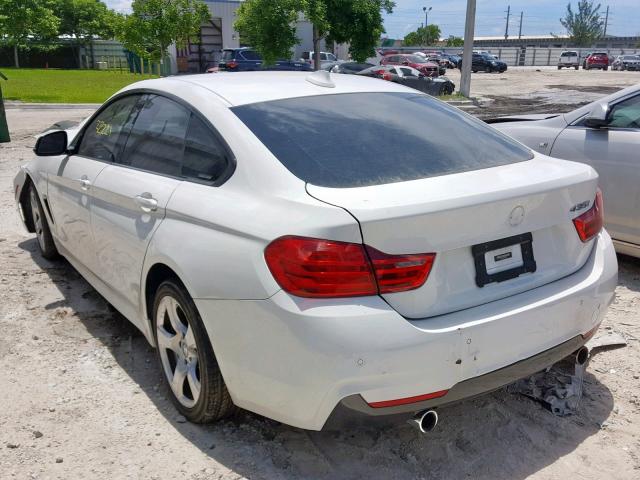 WBA4B1C55FG241073 - 2015 BMW 435 I WHITE photo 3