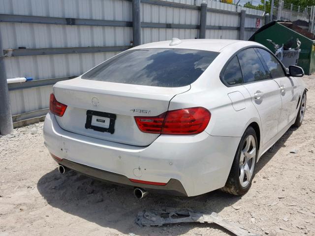 WBA4B1C55FG241073 - 2015 BMW 435 I WHITE photo 4