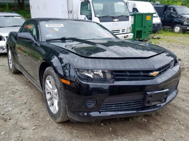 2G1FB1E35F9294984 - 2015 CHEVROLET CAMARO LS BLACK photo 1