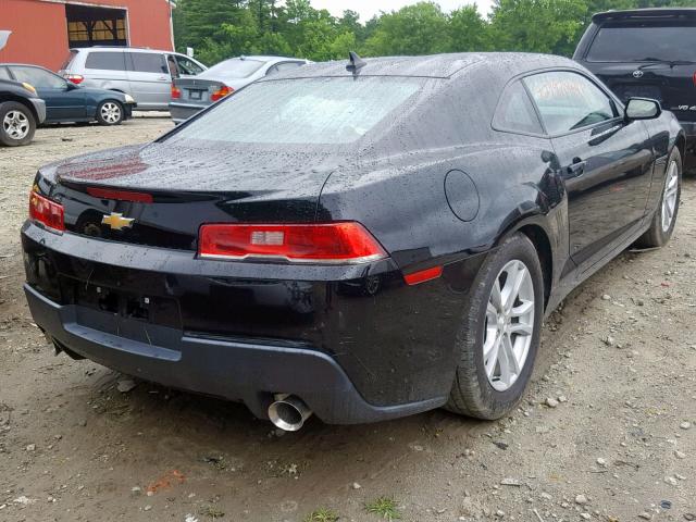 2G1FB1E35F9294984 - 2015 CHEVROLET CAMARO LS BLACK photo 4