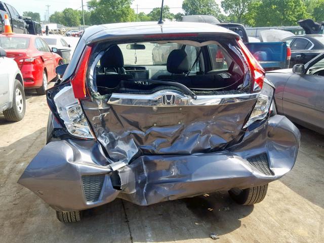 JHMGK5H70HS016320 - 2017 HONDA FIT EX CHARCOAL photo 9