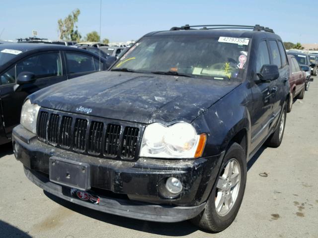 1J8GR48KX7C686826 - 2007 JEEP GRAND CHER BLACK photo 2