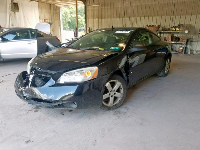 1G2ZH17NX84146261 - 2008 PONTIAC G6 GT BLACK photo 2