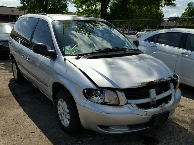 1B4GP45311B144681 - 2001 DODGE CARAVAN SP SILVER photo 1