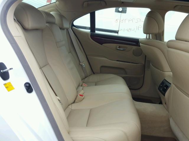 JTHBL46F475046252 - 2007 LEXUS LS 460 WHITE photo 6