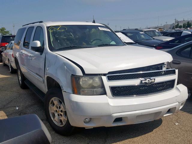 1GNFK16398J228619 - 2008 CHEVROLET SUBURBAN K WHITE photo 1