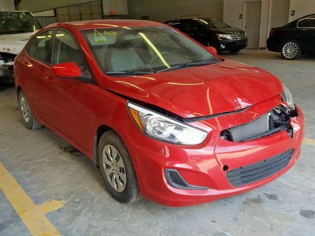 KMHCT4AE2GU152639 - 2016 HYUNDAI ACCENT SE RED photo 1