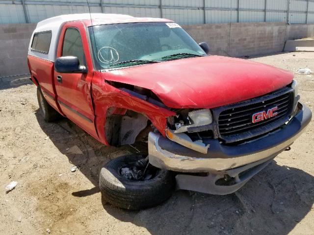 1GTEK14V3YE341869 - 2000 GMC NEW SIERRA RED photo 1