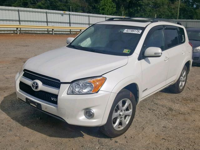 2T3DK4DV4BW041173 - 2011 TOYOTA RAV4 LIMIT WHITE photo 2