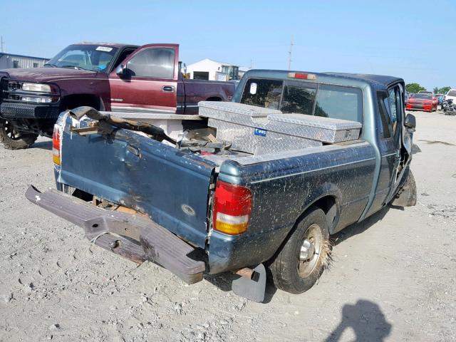 1FTCR14A1VPA82346 - 1997 FORD RANGER SUP GREEN photo 4