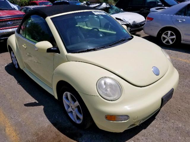 3VWCD31YX4M333460 - 2004 VOLKSWAGEN NEW BEETLE Sarı foto 1
