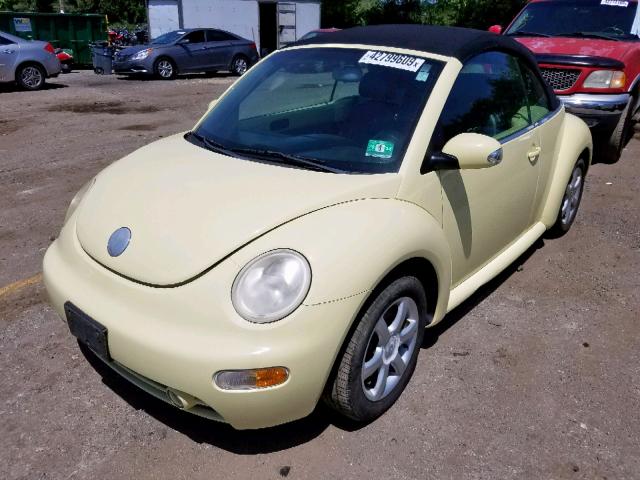 3VWCD31YX4M333460 - 2004 VOLKSWAGEN NEW BEETLE Sarı foto 2