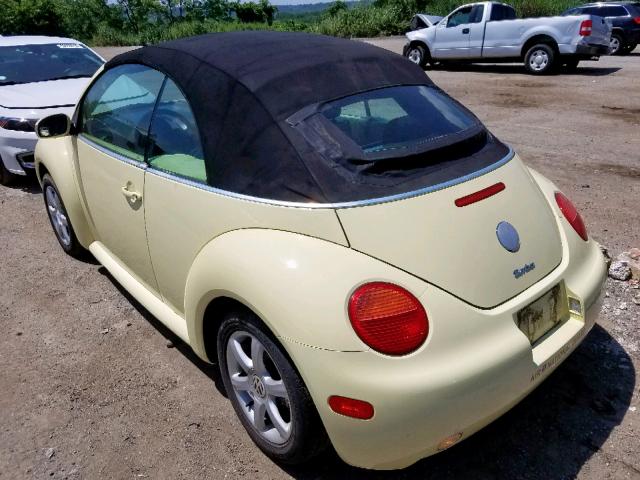 3VWCD31YX4M333460 - 2004 VOLKSWAGEN NEW BEETLE Sarı foto 3