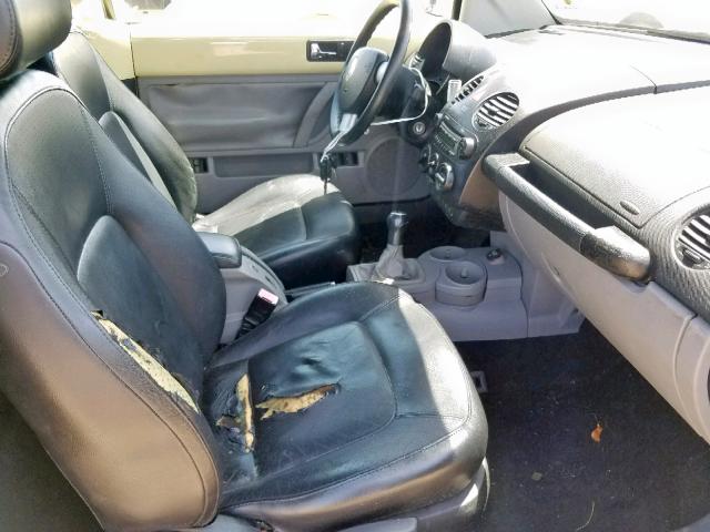 3VWCD31YX4M333460 - 2004 VOLKSWAGEN NEW BEETLE Sarı foto 5