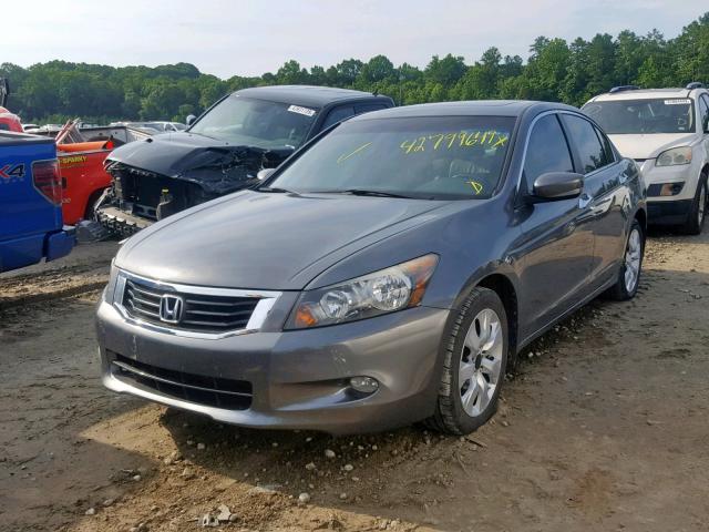 1HGCP36898A074001 - 2008 HONDA ACCORD EXL GRAY photo 2