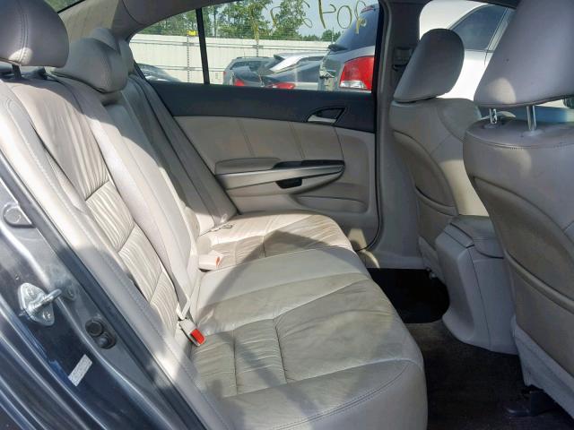 1HGCP36898A074001 - 2008 HONDA ACCORD EXL GRAY photo 6