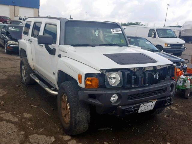 5GTDN136068324836 - 2006 HUMMER H3 WHITE photo 1