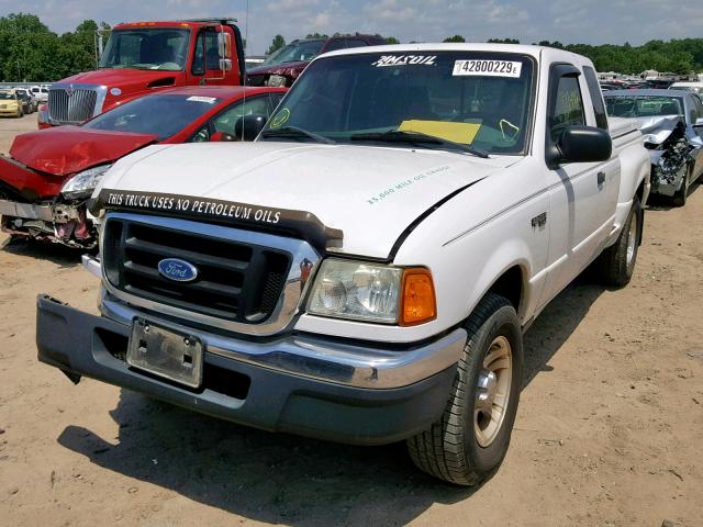 1FTYR44U84PA94185 - 2004 FORD RANGER SUP WHITE photo 2