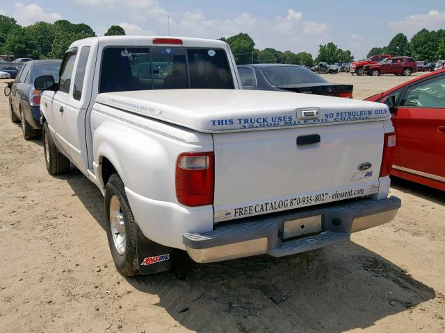 1FTYR44U84PA94185 - 2004 FORD RANGER SUP WHITE photo 3