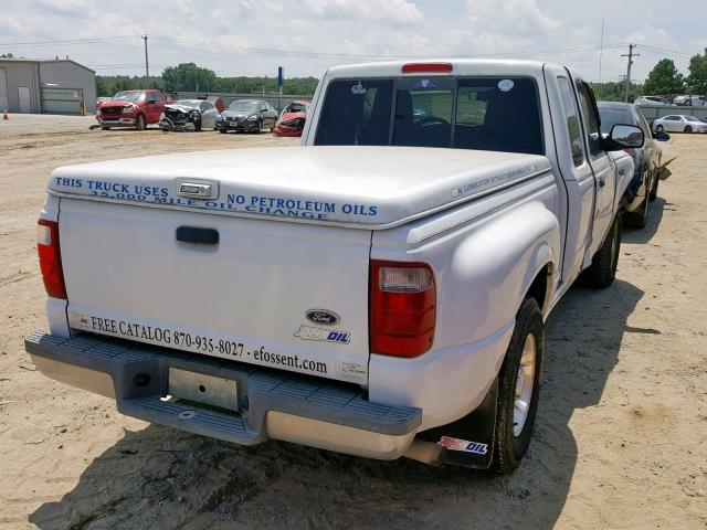 1FTYR44U84PA94185 - 2004 FORD RANGER SUP WHITE photo 4