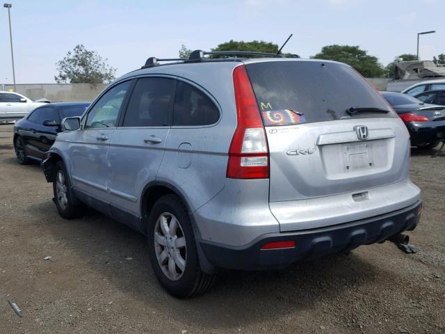 5J6RE48799L031626 - 2009 HONDA CR-V EXL SILVER photo 3