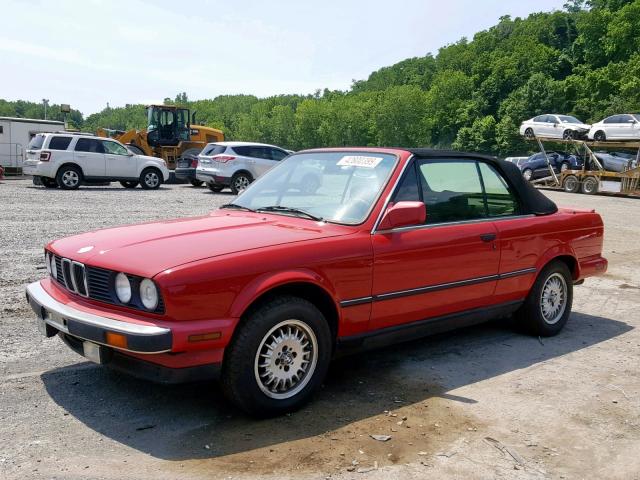 WBABB2302K8864365 - 1989 BMW 325 I AUTO RED photo 2