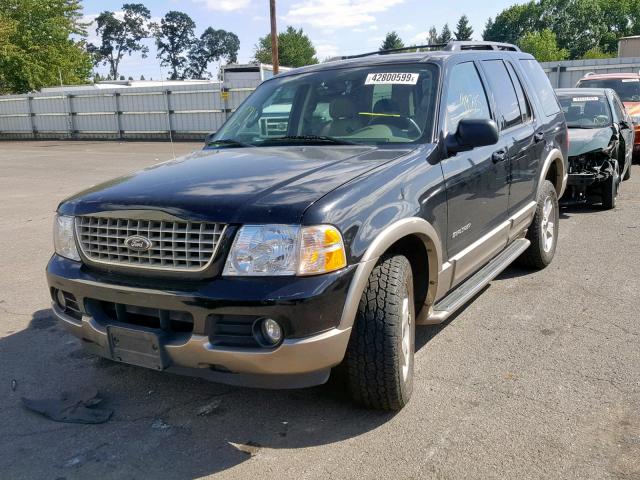 1FMZU74K64ZA95550 - 2004 FORD EXPLORER E BLACK photo 2