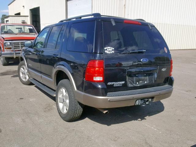 1FMZU74K64ZA95550 - 2004 FORD EXPLORER E BLACK photo 3