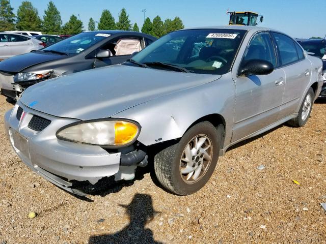 1G2NF52E54C210919 - 2004 PONTIAC GRAND AM S GRAY photo 2