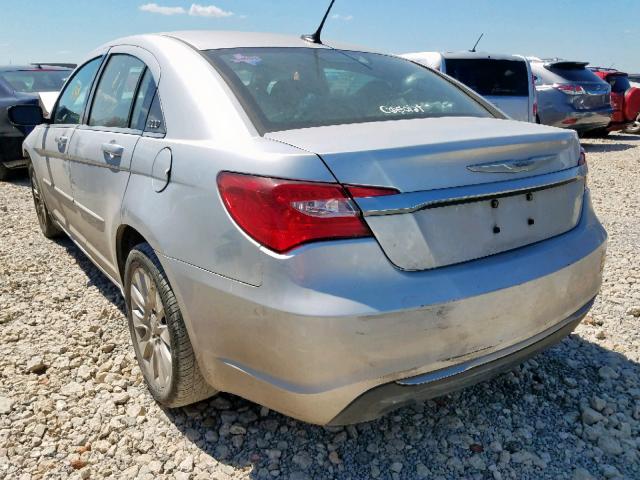 1C3CCBAB7CN248497 - 2012 CHRYSLER 200 LX SILVER photo 3