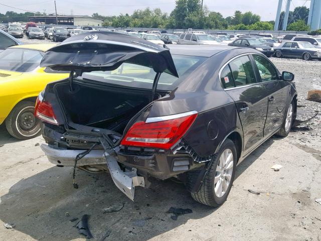 1G4GB5GR6EF157624 - 2014 BUICK LACROSSE BROWN photo 4