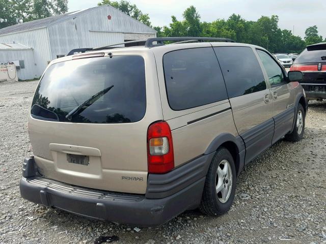 1GMDX03E93D112440 - 2003 PONTIAC MONTANA BROWN photo 4