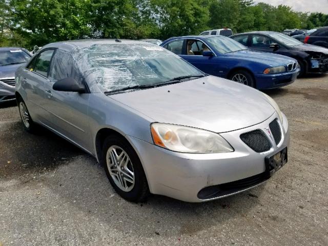 1G2ZF57B984279998 - 2008 PONTIAC G6 VALUE L SILVER photo 1