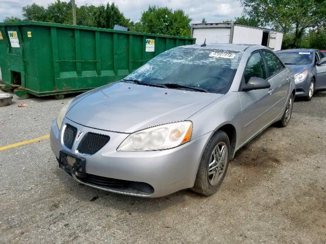 1G2ZF57B984279998 - 2008 PONTIAC G6 VALUE L SILVER photo 2